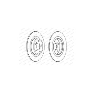 Гальмівний диск FERODO DDF2031C зображення 1