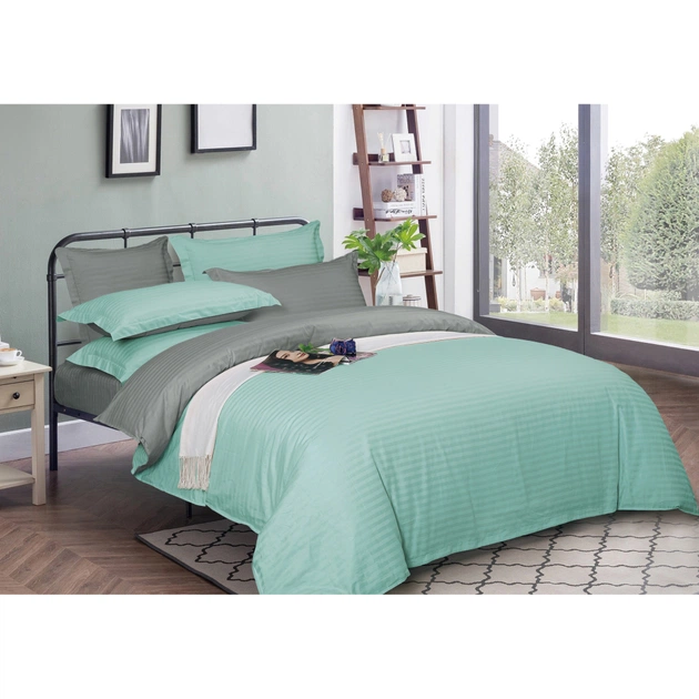 Підковдра MirSon Satin Stripe 30-0014 + 30-0010 Airy 175х210 см (2200005260630) - зображення 1