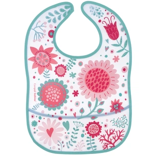 Слинявчик Canpol babies Wild Nature пластмасовий з кишенькою Рожевий (9/234_pin) зображення 1