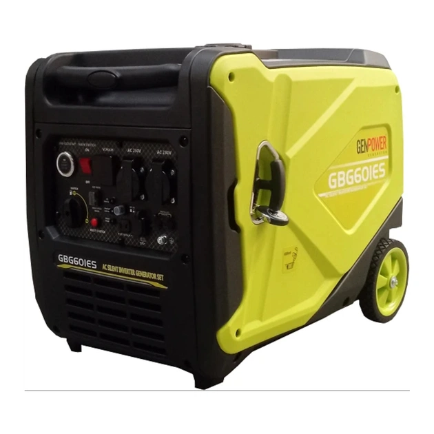 Генератор GenPower інверторний GBG 60IES 4.8kW, 230V, 50Hz, 15.0л, електростартер (без АКБ) (GBG 60IES) - зображення 1