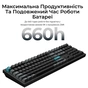 Клавіатура Keychron Q6 Ultra Keychron Red Switch RGB UA Black (Q6U-M1-UA) - зменшене зображення 11