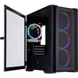 Корпус 1stPlayer T4-BK-4FS7 Black - зменшене зображення 1