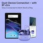 Bluetooth-гарнітура Realme Buds T200 Lite Aurora Purple_EU - уменьшенное изображение 6