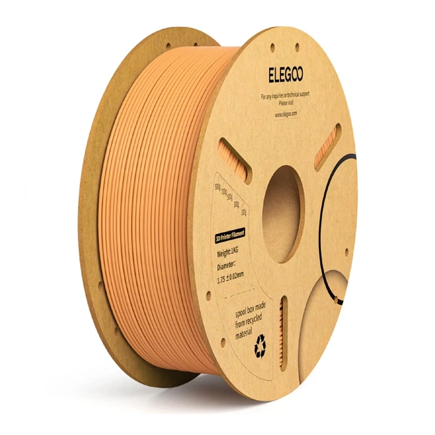 Пластик для 3D-принтера ELEGOO PLA Plus 1кг, 1.75мм, orange (50.203.0073) - зображення 1