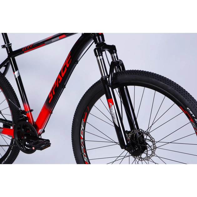 Велосипед Space 29" MERCURY DD FR рама-20" AL 2026 чорно-червоний (OPS-SP-29-178) - изображение 4