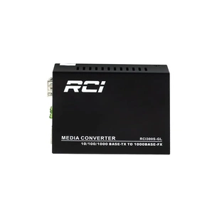 Медіаконвертер RCI 1G, SFP slot, RJ45, standart size metal case (RCI300S-GL) изображение 1