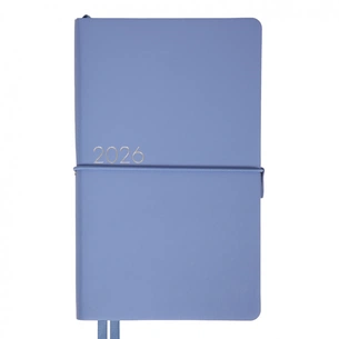 Тижневик Leo planner датований 2026 "Glory", м‘який, блакитний, 352 сторінки (252631) picture 1