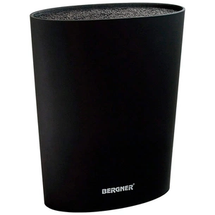 Підставка для ножів Bergner Black & White 15,6 х 6,6 х 22 см (BG-3997-BL) зображення 1