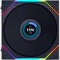 Кулер до корпусу Lian Li Reverse TL LCD 120-3, Black (G99.12RTLLCD3B.00) - зменшене зображення 3