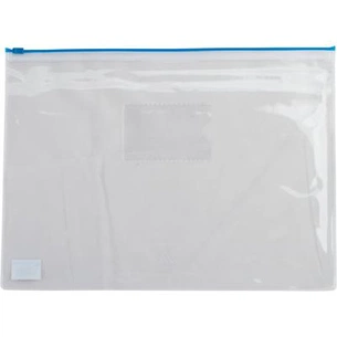 Папка на блискавці Buromax А5, plastic zipper blue (BM.3947-02) зображення 1