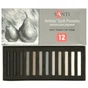 Пастель Santi Grey Tones суха 12 кол (353698) - зменшене зображення 1