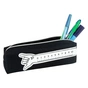 Пенал Cool For School 1 відділення Лінійка чорний (CF86994) - зменшене зображення 2