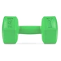 Гантель PowerPlay композитні 4124 Hercules 2 х 2 кг Зелені (PP_4124_2kg_2in) - зменшене зображення 3