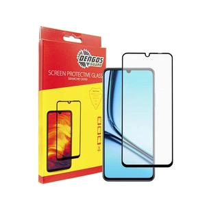 Скло захисне Dengos Ful Glue Realme Note 50 (black) (TGFG-371) зображення 1