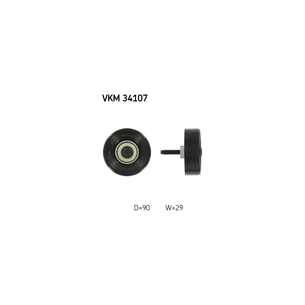 Ролик натягувача ременя SKF VKM 34107 зображення 1
