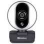 Веб-камера Sandberg Streamer Webcam Pro Full HD Autofocus Ring Light Black (134-12) - зменшене зображення 1