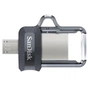 USB флеш накопичувач SanDisk 64GB Ultra Dual Black USB 3.0 OTG (SDDD3-064G-G46) - зменшене зображення 2
