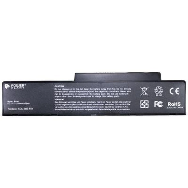 Акумулятор до ноутбука PowerPlant FUJITSU Amilo Pi3560 (SQU-809-F01) 10.8V 5200 mAh (NB00000273) - изображение 1