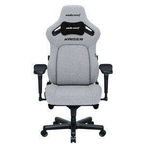 Крісло ігрове Anda Seat Kaiser 4 Fabric Size L Grey (AD12YDDC-L-20-G-CF) зображення 1