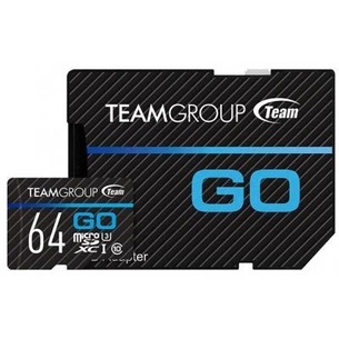 Карта пам'яті Team 64GB microSD Class 10 UHS-I/U3 Go (TGUSDX64GU303) зображення 1