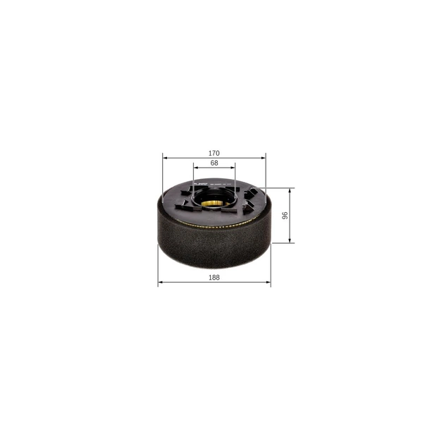 Повітряний фільтр для автомобіля Bosch F026400462 - picture 5