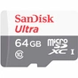 Карта пам'яті SanDisk 64GB microSD class 10 Ultra Light (SDSQUNR-064G-GN3MN) - зменшене зображення 1