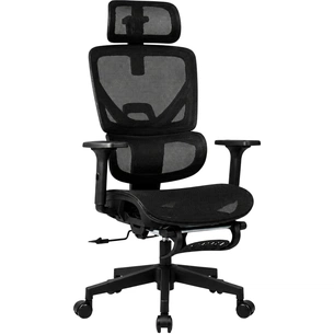 Офісне крісло Примтекс плюс Direct GTR C-11/M-01, тканина чорний/сітка чорний (Direct GTR C-11/M-01) зображення 1