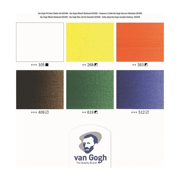 Олійні фарби Royal Talens Van Gogh Starter set 6 кольорів 20 мл (8712079231392) - picture 5