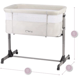 Ліжечко MoMi Revo Light grey (LOZE00022) зображення 1