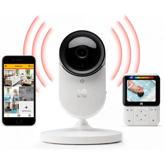 Відеоняня Kodak C220 HD Wi-fi з батьківським блоком (C220000C220) - picture 4
