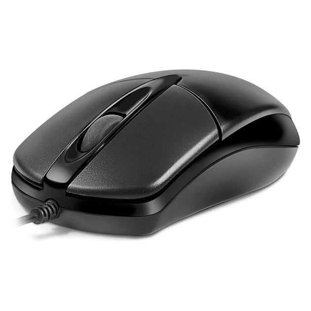 Мишка REAL-EL RM-214 USB Black (EL123200039) - зображення 1
