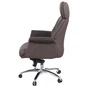 Офісне крісло Аклас Драгобрат, AL MB, Шкіра LC-K Dark Brown/PU Dark Brown (00179839) - зменшене зображення 3