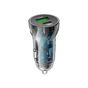 Зарядний пристрій HOCO Z47A USB-A/Type-C Transparent black (6931474782274) - уменьшенное изображение 1