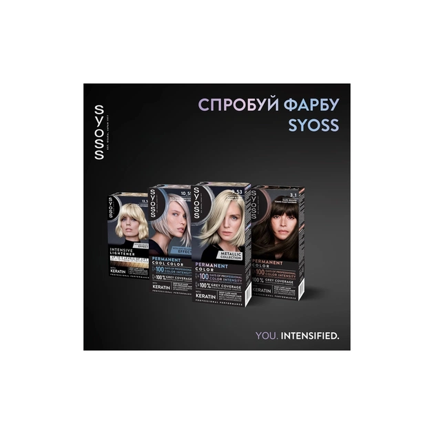 Фарба для волосся Syoss BL Permanent Coloration 9-53 - Сяюче срібло (9000101731767) - зображення 9