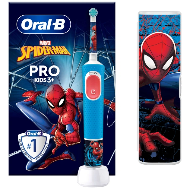 Електрична зубна щітка Oral-B D103.413.2KX Spiderman (8006540773567) - зображення 1