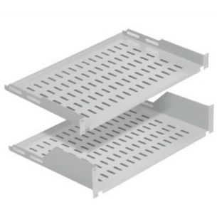 Полка Mirsan 19" 1U глиб. 250мм, консольна, RAL 9005 (MR.RAK1U25.01) зображення 1