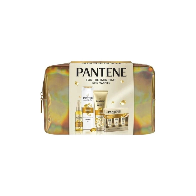 Набір косметики Pantene Pro-V Інтенсивне відновлення в косметичці (8006530053174) - picture 1