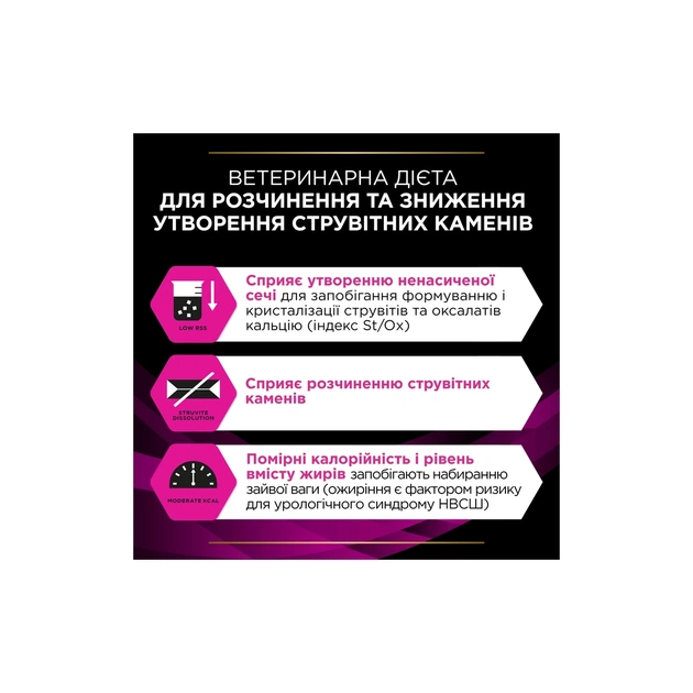 Сухий корм для кішок Purina Pro Plan Veterinary Diets UR Urinary при сечокам'яній хворобі 1.5 кг (7613035160552) - picture 8