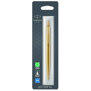 Ручка кулькова Parker JOTTER 17 XL Monochrome Gold GT BP блістер (12 536) зображення 1