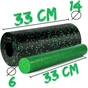 Масажний ролик PowerPlay PP-4348 2 in 1 EPP Foam Roller 33x14см Чорно/Зелений (PP_4348_Green_(33*14)) - зменшене зображення 10