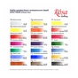 Акварельні фарби Rosa Gallery SPECTRUM, 21*2,5мл, з пензлем, кювета Індіго металевий пенал (4823098544777) - preview 5