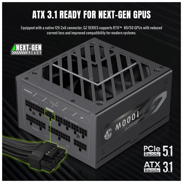 Блок питания Gamemax 1000W (GZ 1000G BK) - изображение 11
