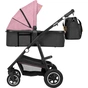 Коляска Lionelo 2 в 1 Amber Pink Rose (LO-AMBER PINK ROSE (2in1)) - зменшене зображення 1