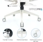 Крісло офісне Officepro Skyline Footrest OC750-W-LG-LG White/Light Gray - зменшене зображення 10
