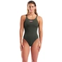 Купальник Arena Team Swimsuit Swim Pro Solid 004760-609 темно-зелений 38 (3468337729235) - зменшене зображення 1