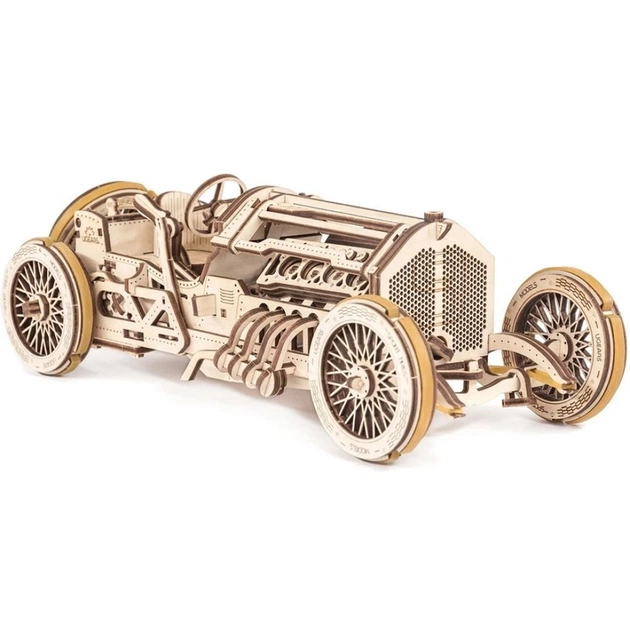 Збірна модель Ugears Спорткар U-9 Гран-прі (70044) - изображение 1