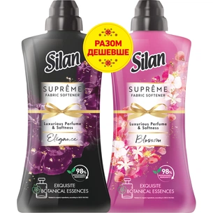 Кондиціонер для білизни Silan Supreme Elegance 1012 + Blossom 1012 мл (9000101815382) зображення 1
