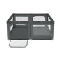 Детский манеж Lionelo FLORENCE EASY FOLD GREY GRAPHITE (LO-FLORENCE EASY FOLD GREY GRAPHITE) - уменьшенное изображение 3