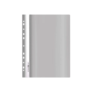 Папка-швидкозшивач Economix А4 Light з перфорації, сіра (E38504-10) зображення 1