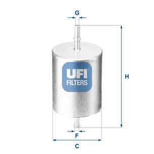 Фільтр паливний UFI 31.817.00 зображення 1